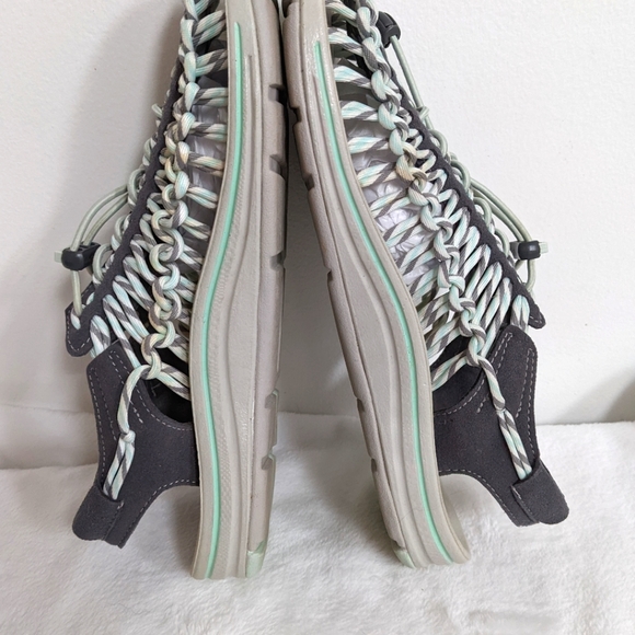 Keen Uneek Slice Woven Slingback Hiking Outdoor Sandals - Picture 4 of 14